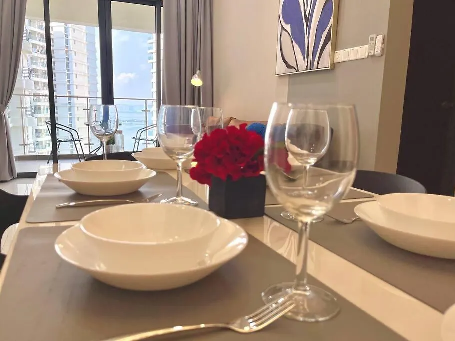 Appartement Simple Seaview Near Ciq Johor Bahru 2B2B
