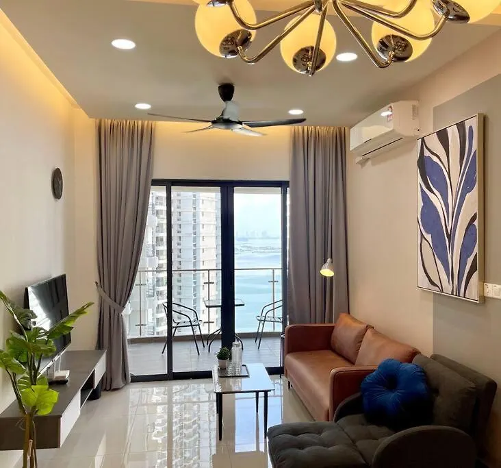 Appartement Simple Seaview Near Ciq Johor Bahru 2B2B Malaisie